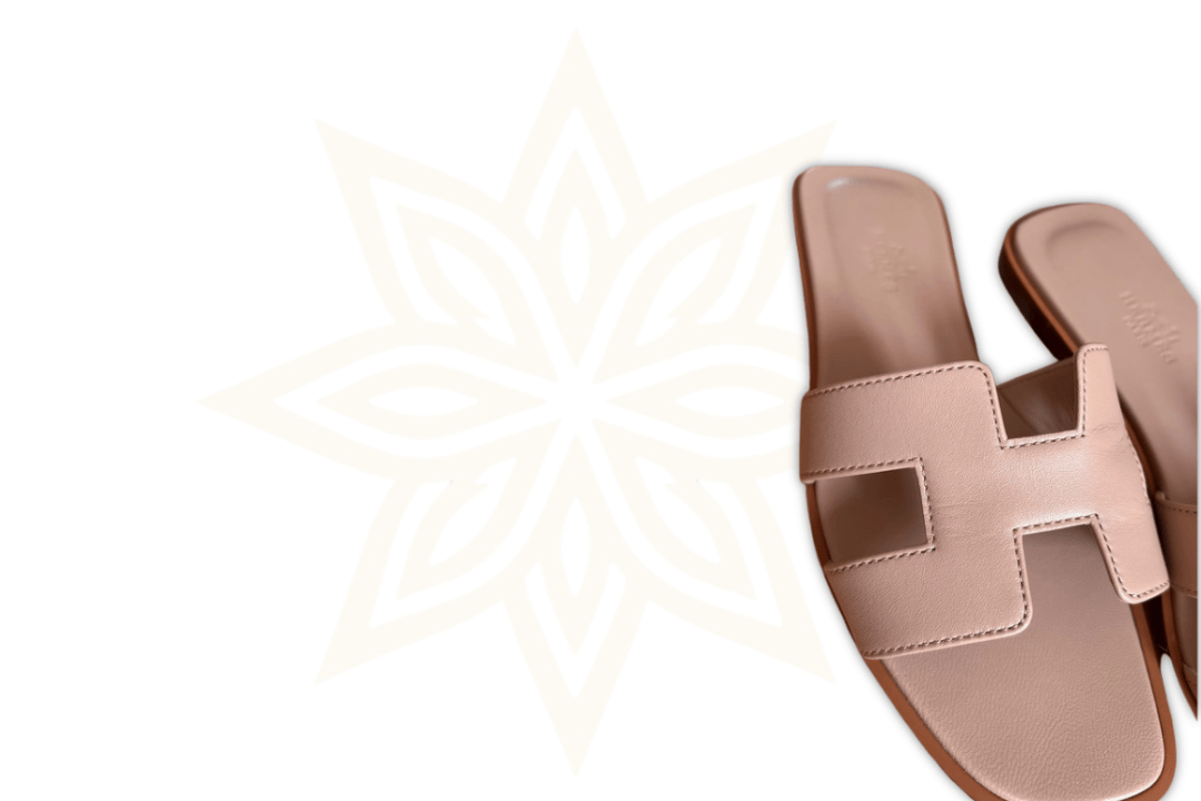 Hermès Oran Sandals - Rose Sakura (Taglia 37) - Etoilux