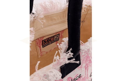 Borsa shopper MC2 Saint Barth “Summer Paradise” – limited edition pink toile - Etoilux