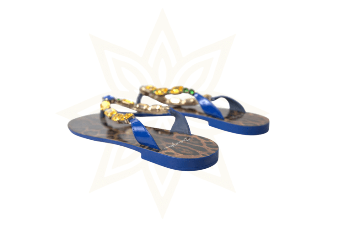 DOLCE & GABBANA - Infradito Gioiello Leopardate - Etoilux