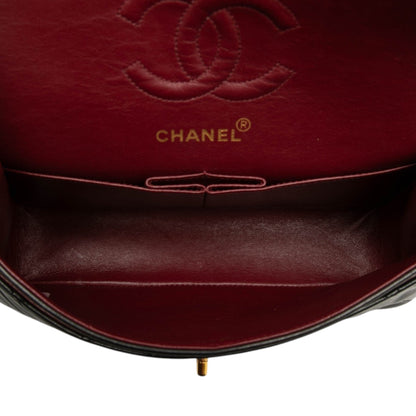 Chanel Classic Flap Small Pelle di Agnello Nera 1991-1994 – 23 cm - Etoilux