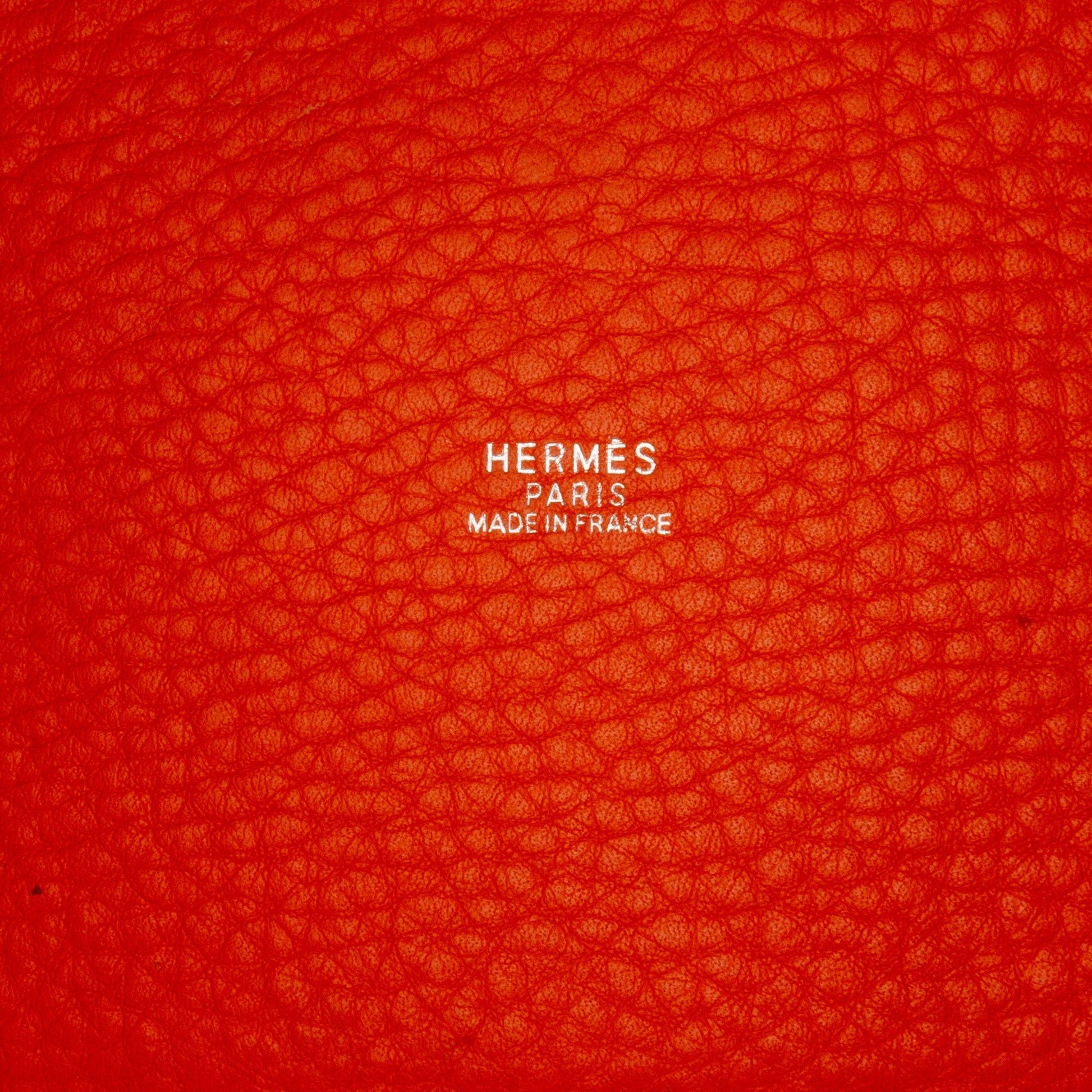 Hermès – Picotin Lock 18 in pelle di vitello arancione – 2004 - Etoilux