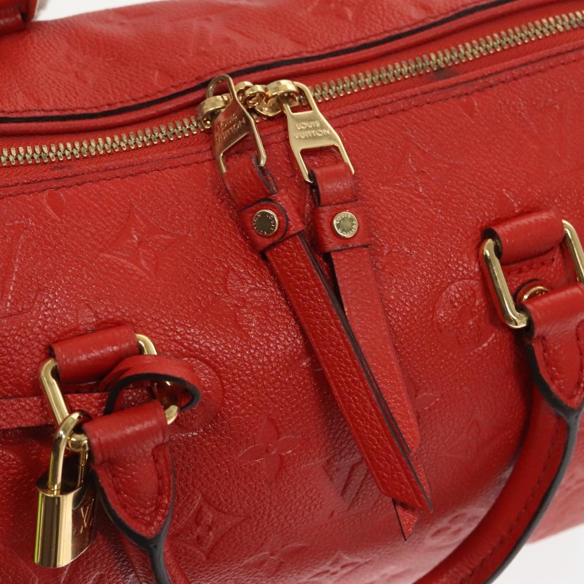 Louis Vuitton Speedy Bandoulière 25 Monogram Empreinte Giant – Red - Etoilux