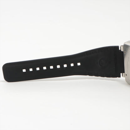 Bell & Ross BR 01 - 92 Steel Black Dial – Cinturino Caucciù Nero - Etoilux