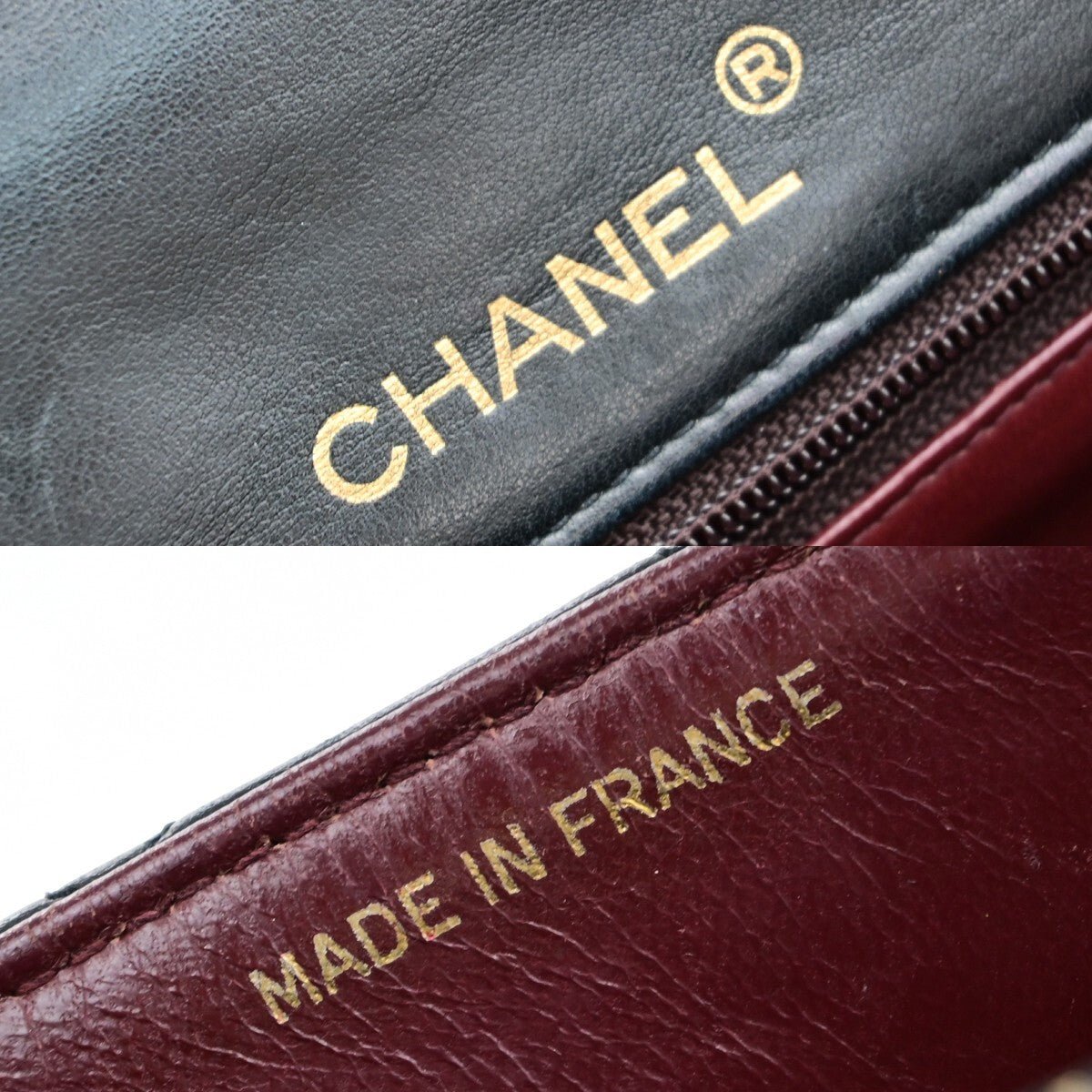 Chanel Vintage Mini Classic Flap Agnello Nero Hardware Oro – 17 cm - Etoilux