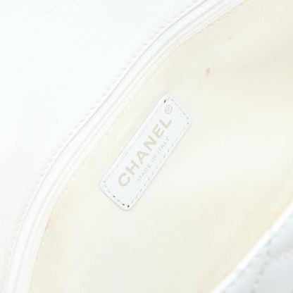 Chanel Timeless CC Shoulder Bag Pelle di Vitello Trapuntata Bianca – 29 cm - Etoilux