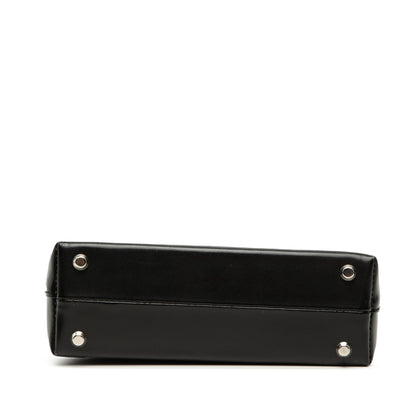 Givenchy Borsa a Mano Canvas Tecnico Nero con Logo 4G — Small - Etoilux