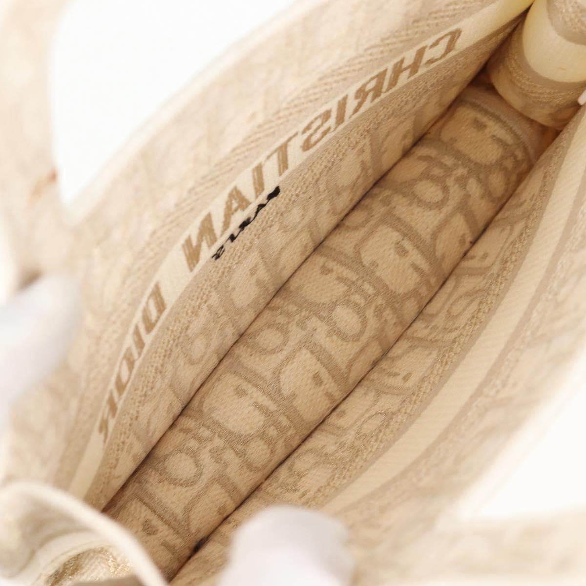 Christian Dior Book Tote Mini – Tela Trotter Beige – Made in Italy - Etoilux