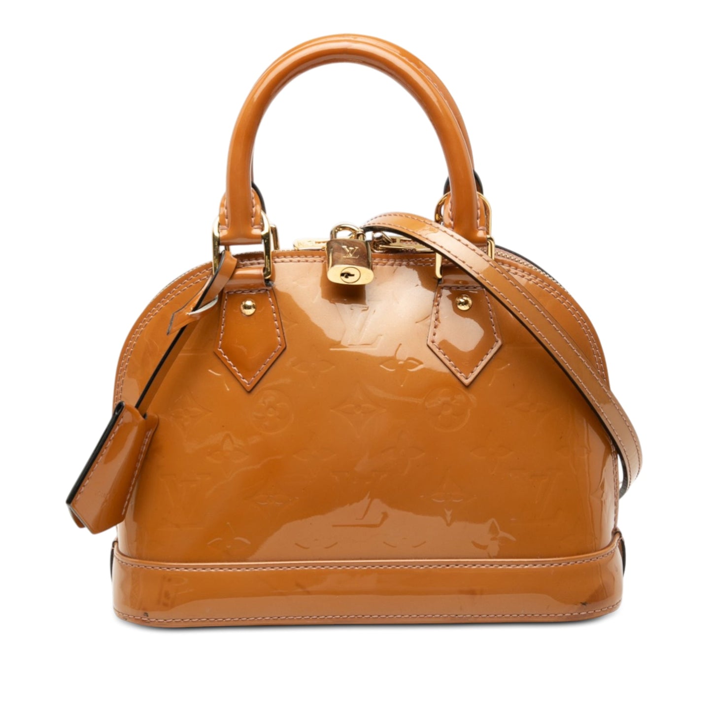 Louis Vuitton Alma BB in Pelle Vernis Caramello – 23,5 cm, 2013