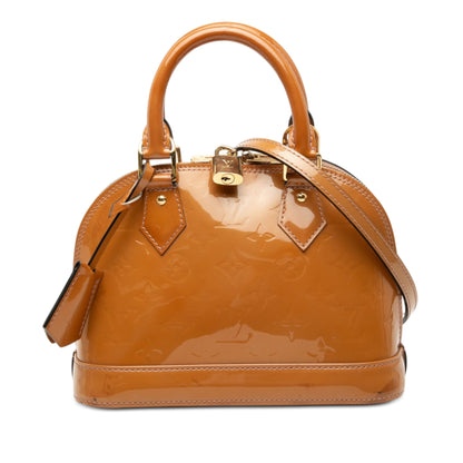 Louis Vuitton Alma BB in Pelle Vernis Caramello – 23,5 cm, 2013