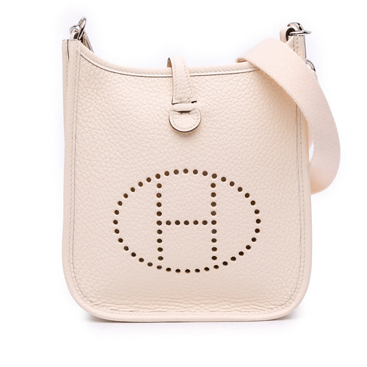 Hermès Evelyne TPM – Craie (2025) – Pelle Clemence
