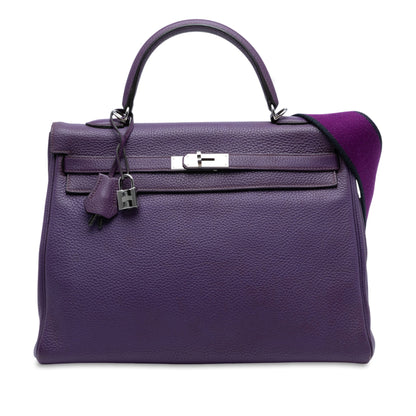 Hermès Kelly II 35 Retourne in pelle Togo Ultraviolet – 2013