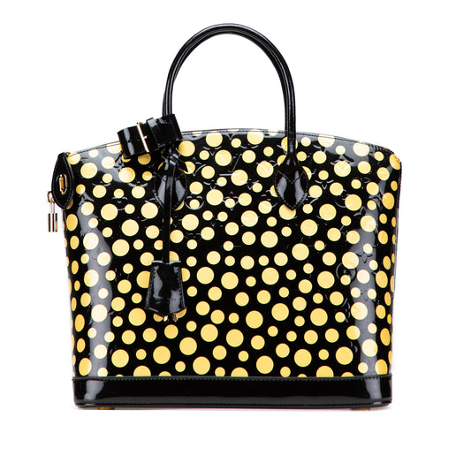 Louis Vuitton – Yayoi Kusama Monogram Infinity Dots Lockit MM (2012)