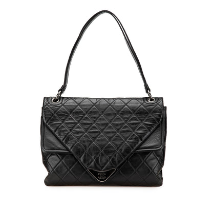 Chanel Quilted Lambskin Padded Envelope – Nero – 2006/08