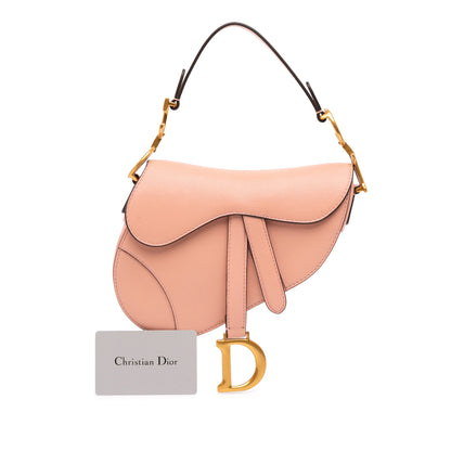 Christian Dior – Saddle Bag in Pelle Rosa Cipria – 2020 – Small