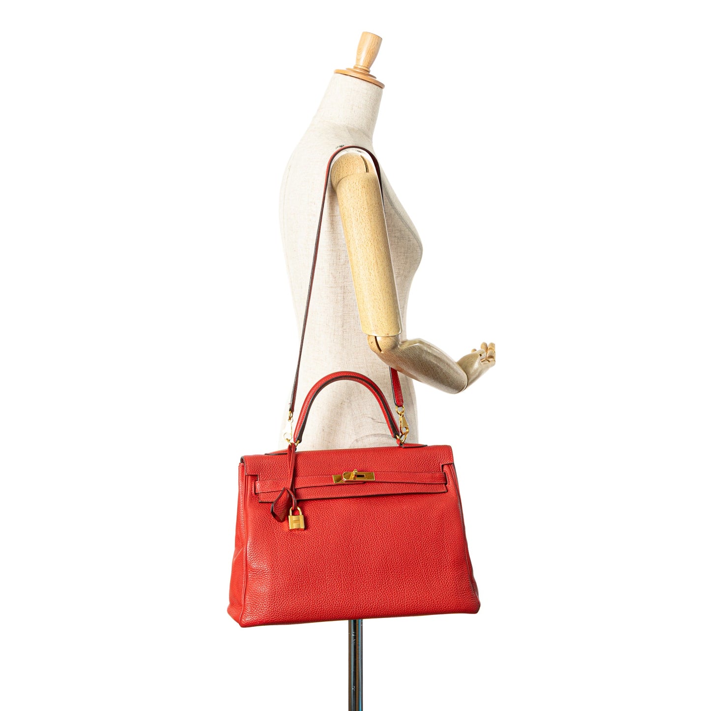 Hermès – Kelly II Retourne 35 – Pelle Togo – Hardware Oro