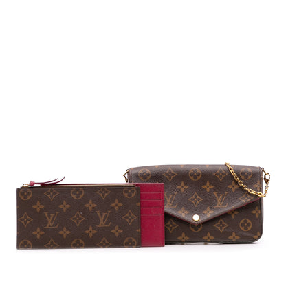 Louis Vuitton Pochette Félicie Monogram – Marrone – 2017