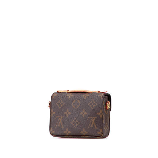 Louis Vuitton Micro Métis Tela Monogram Marrone – 13 cm | Made in France