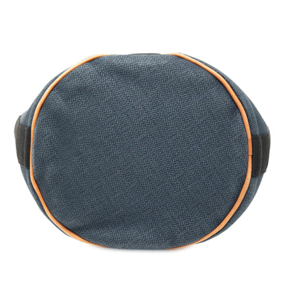 Hermès Saxo MM Tela Blu Marine — 26 cm