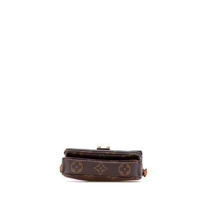 Louis Vuitton Micro Métis Tela Monogram Marrone – 13 cm | Made in France