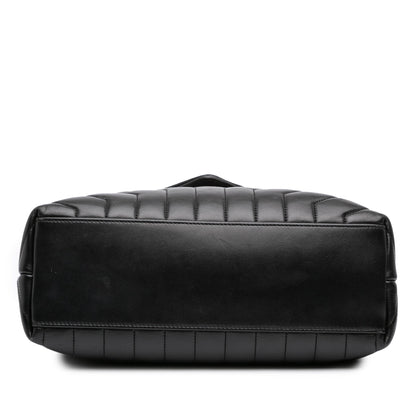 SAINT LAURENT – LouLou Medium in pelle matelassé nera (2020)