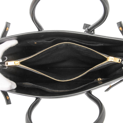 Saint Laurent – Sac de Jour Large Tweed & Leather – Nero – 2014