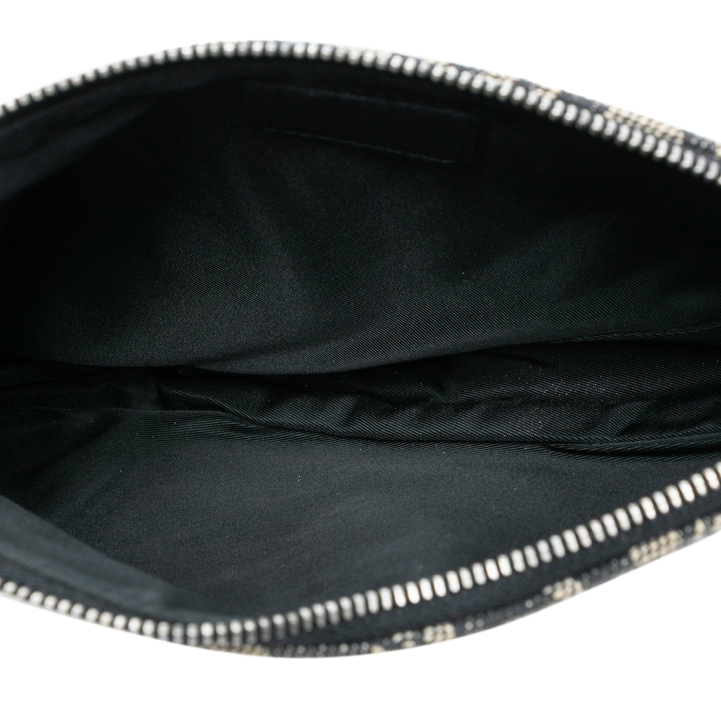 Dior Mini Saddle Pochette in tela Diorissimo – Nero (2002)