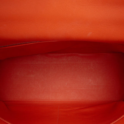 Hermès Kelly II 35 – Swift Orange – Hardware Palladio – 2006 – Full Set