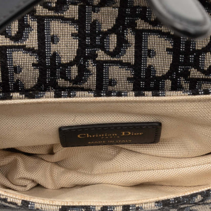 Dior Saddle Bag – Oblique Canvas Blu – 2019