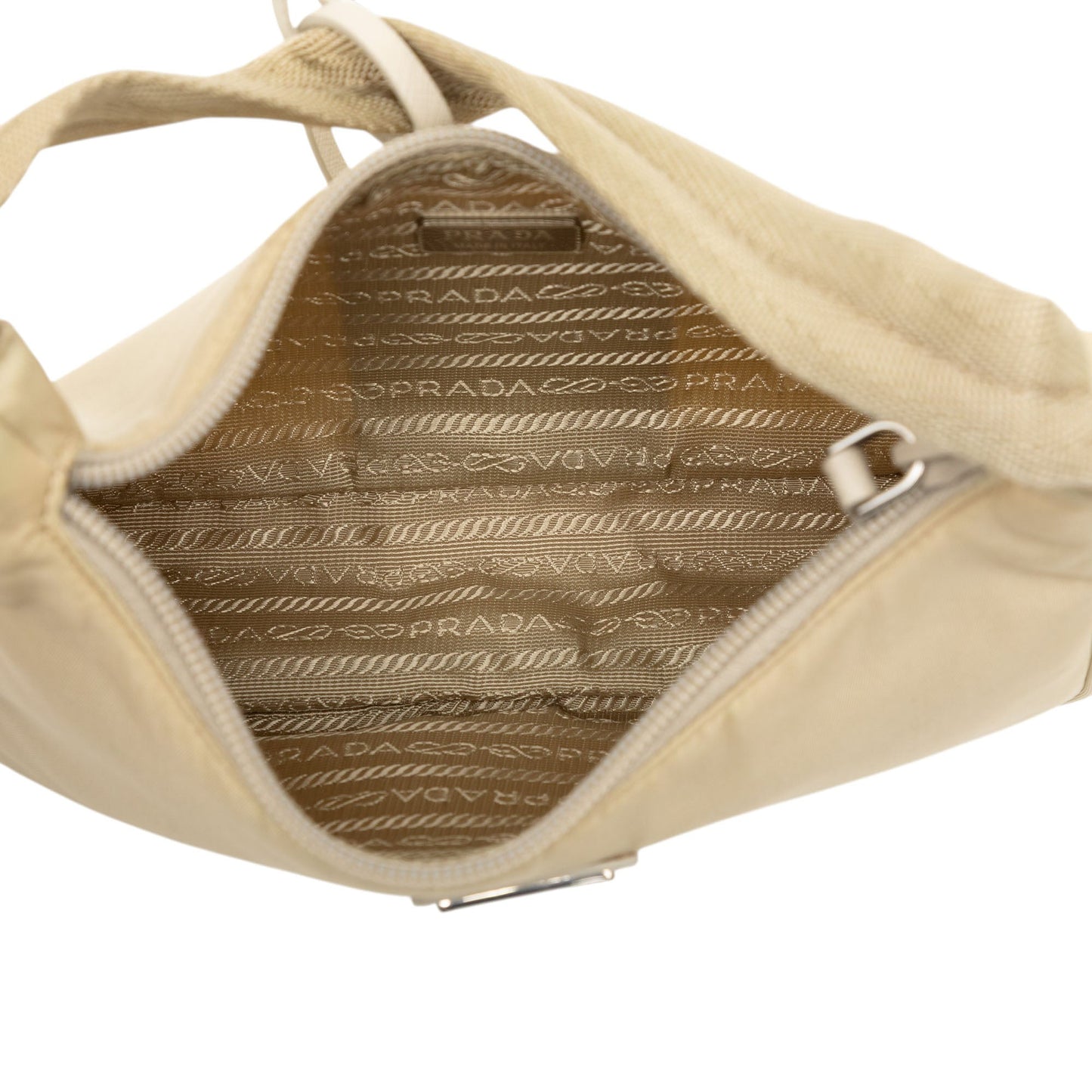 Prada Re-Edition 2000 Mini Bag Nylon Beige – 22 cm