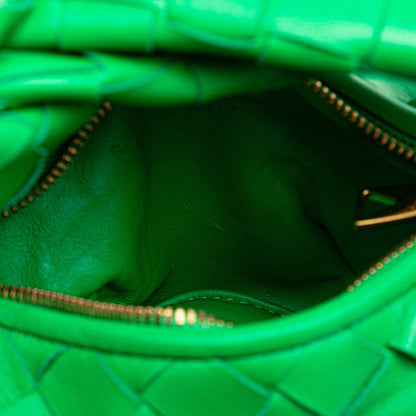 Bottega Veneta Candy Jodie Intrecciato Pelle Nappa Verde Parakeet 2020 – 13 cm