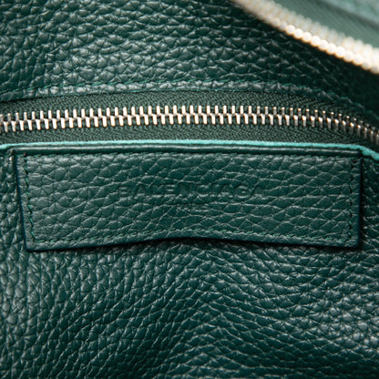 Balenciaga Blackout City Pelle Martellata Verde – 37 cm