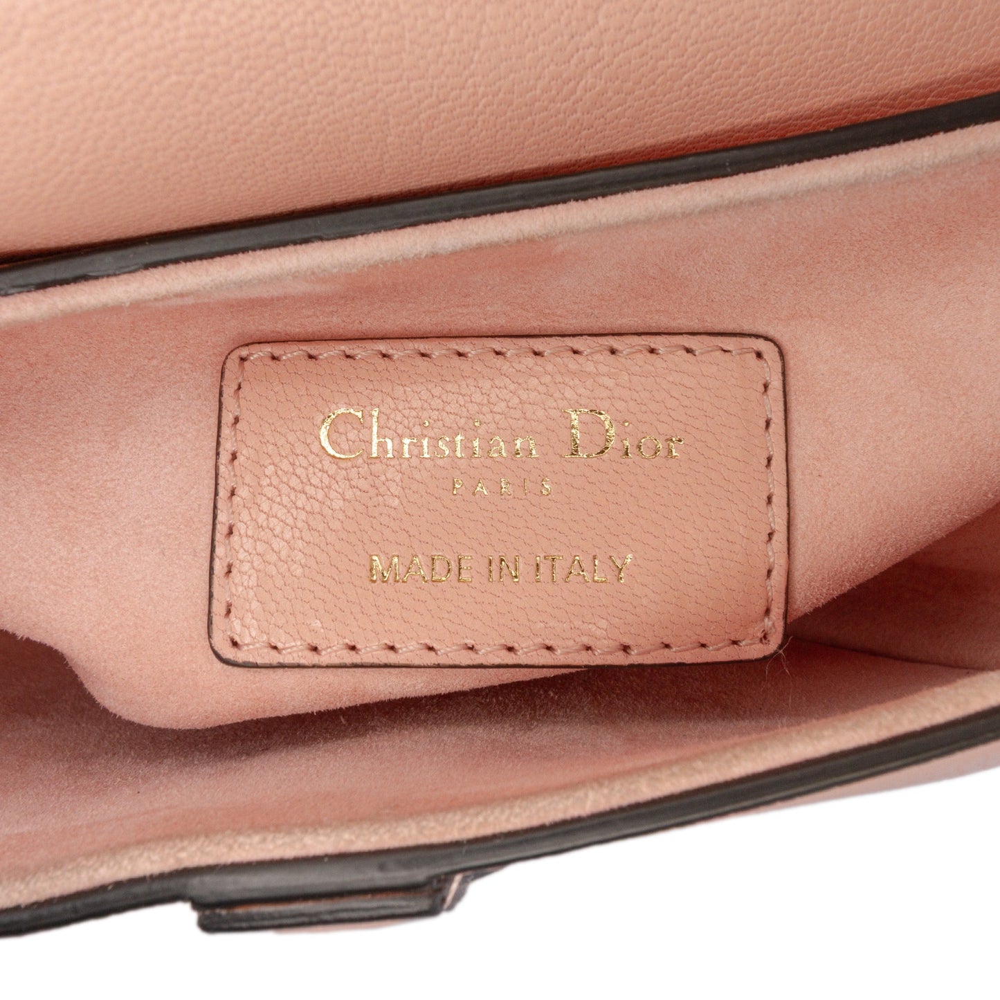 Christian Dior – Saddle Bag in Pelle Rosa Cipria – 2020 – Small