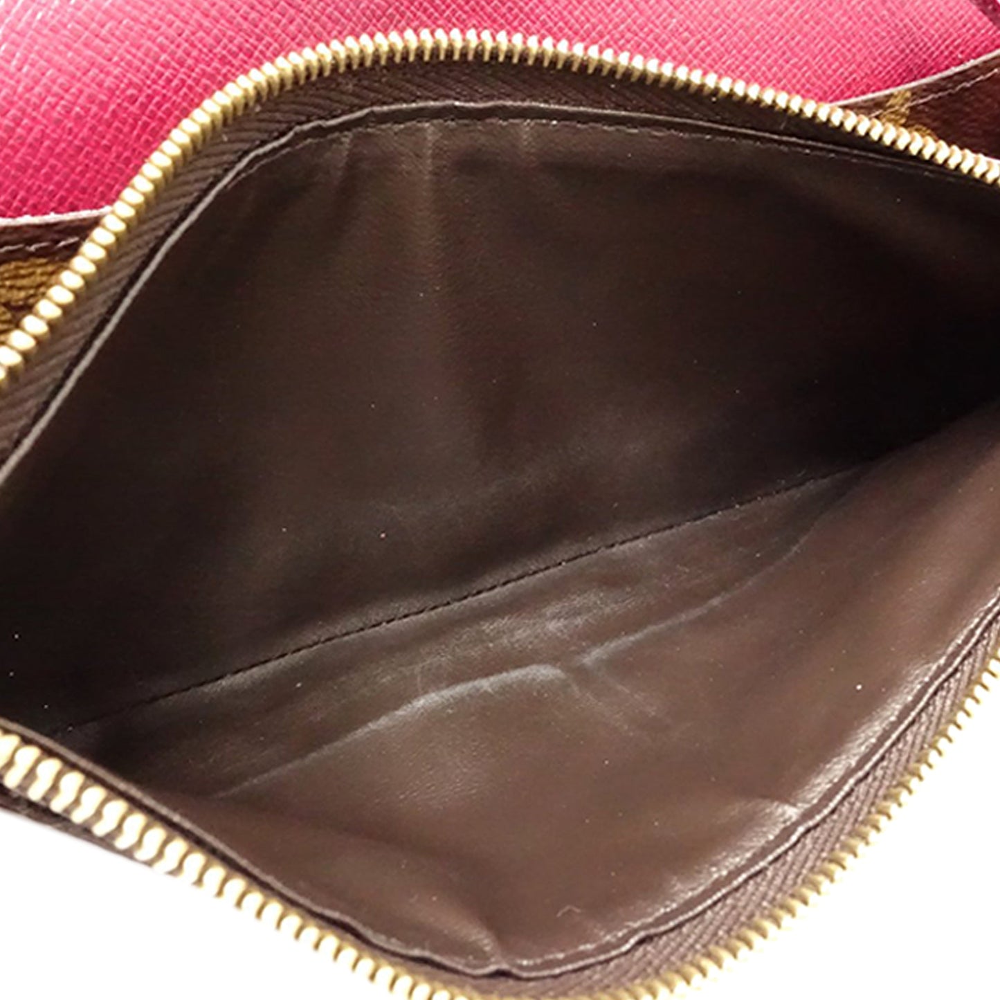 Louis Vuitton Portafoglio Emilie Monogram Canvas Fodera Rosa Fuchsia — Made in France