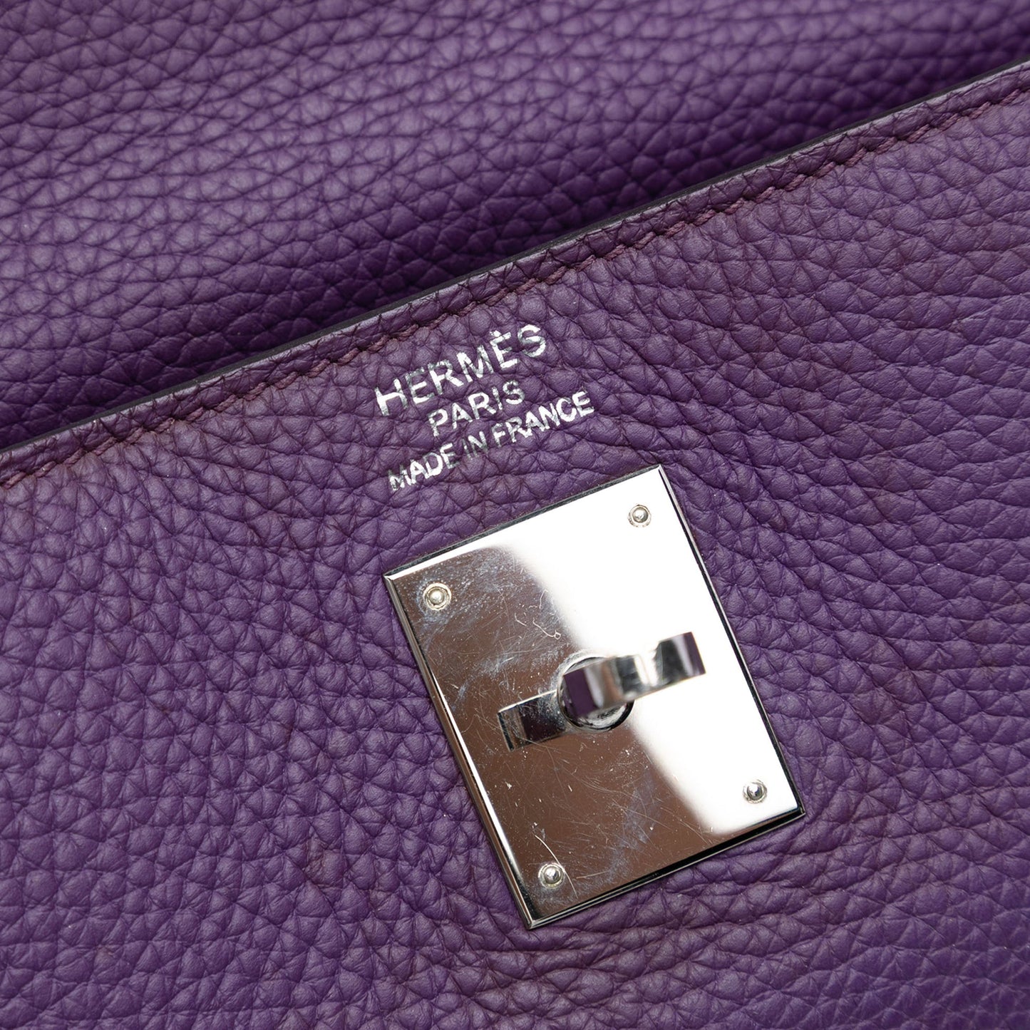 Hermès Kelly II 35 Retourne in pelle Togo Ultraviolet – 2013
