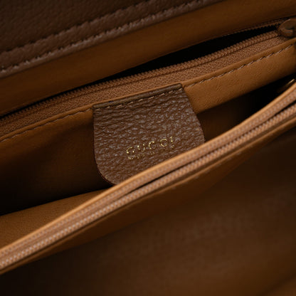 Gucci – Diana Medium Tote in Pelle Scamosciata e Bambù