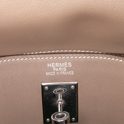 Hermès – Kelly II Retourne 35 in pelle Swift Etoupe