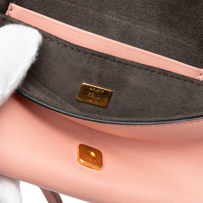 Fendi – Micro Baguette in Pelle Nappa Rosa
