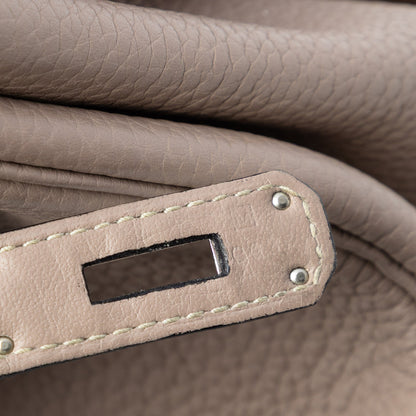 Hermès Birkin 35 Togo Gris Tourterelle Palladium Hardware 2009