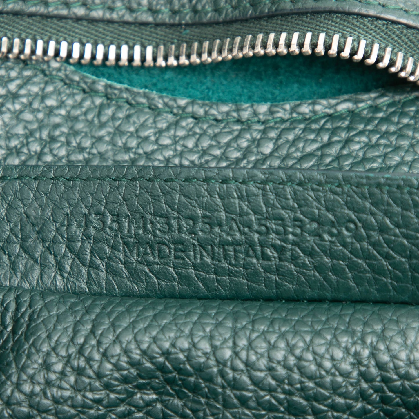 Balenciaga Blackout City Pelle Martellata Verde – 37 cm