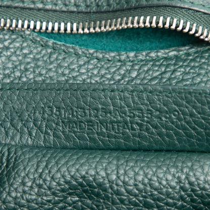 Balenciaga Blackout City Pelle Martellata Verde – 37 cm
