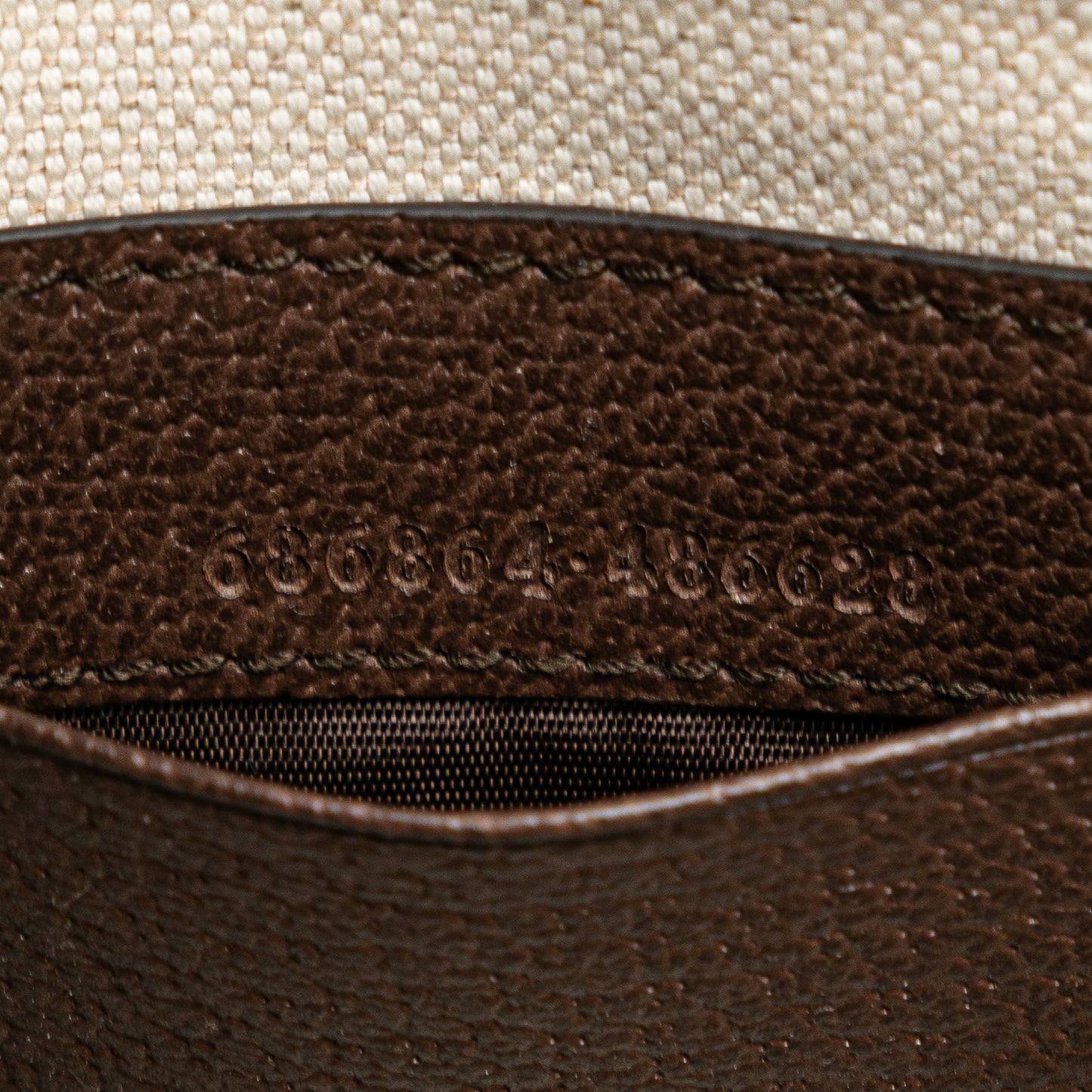 Gucci – Mini Jumbo GG 1947 Bamboo – Canvas & Leather – Brown – 12×17×7 cm