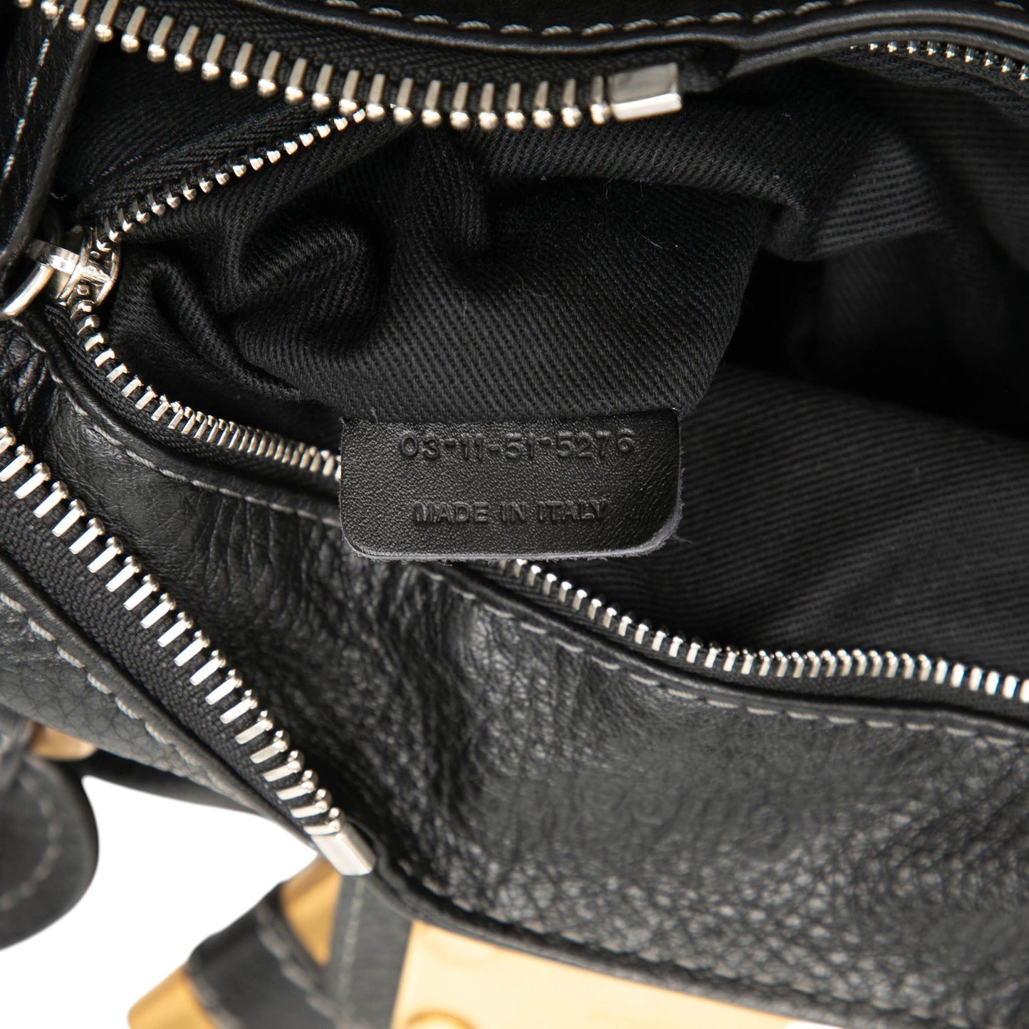 Chloé Paddington Pelle di Vitello Nera 2011 – 36 cm