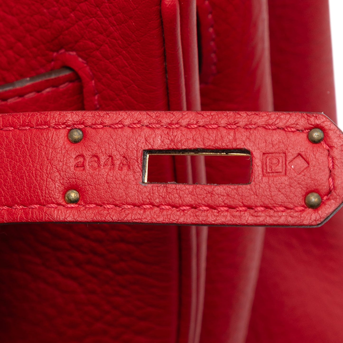 Hermès Birkin 35 – Togo Rouge Vif – 2012 – ▢P