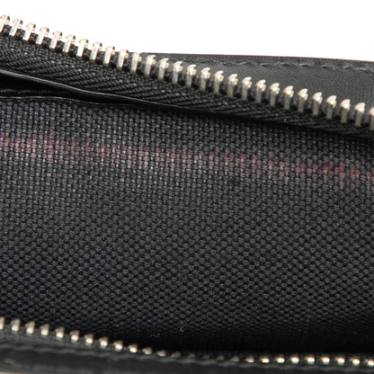 Gucci Pochette GG Supreme Black Web Tela Spalmata – 26 cm
