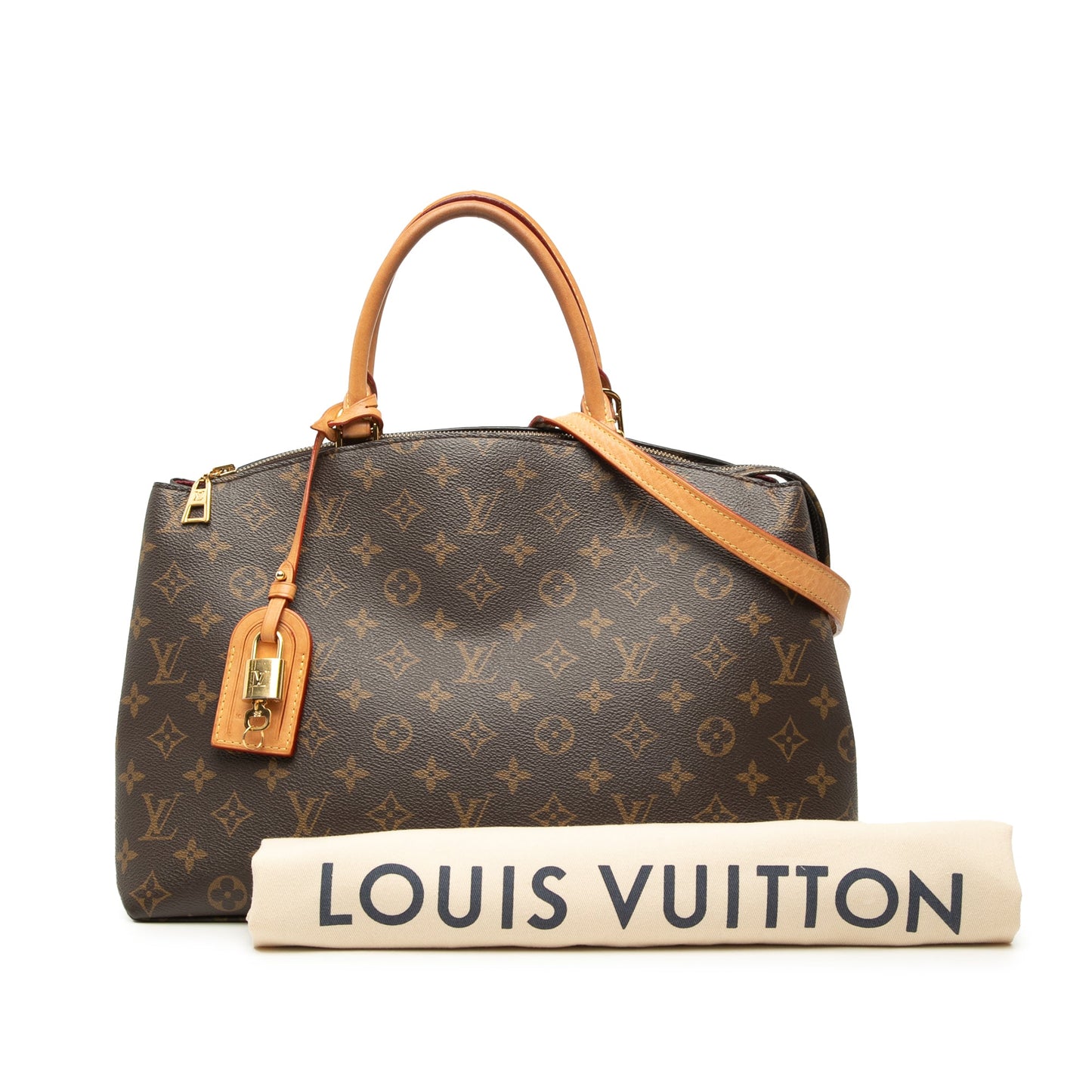 Louis Vuitton Grand Palais Monogram Tela Marrone – 34 cm