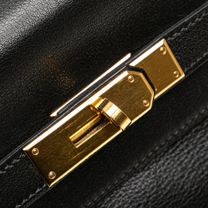 Hermès – Kelly Retourne 35 in Pelle Gulliver Noir (1997)