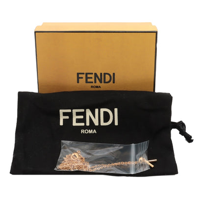 Fendi – First Mini Borsa in Pelle Nappa Rosa con Dettagli Oro
