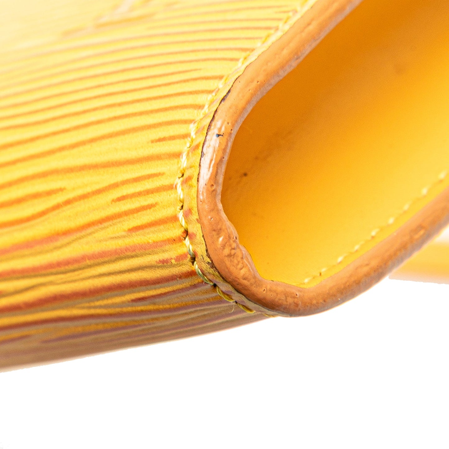 Louis Vuitton Pochette Accessoires Pelle Epi Giallo Tassil 1995 – Made in France