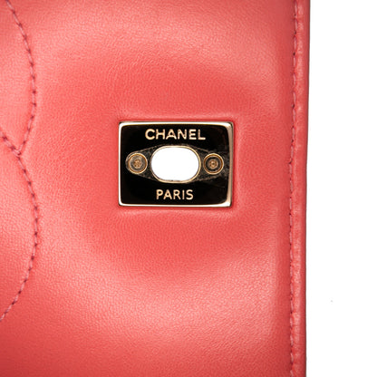 CHANEL – Trendy CC Shoulder Bag Small in pelle di agnello rosa (2016–2017)