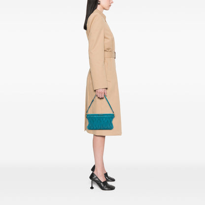 Miu Miu Matelassé Shoulder Bag – Pelle di Agnello Trapuntata – Blu